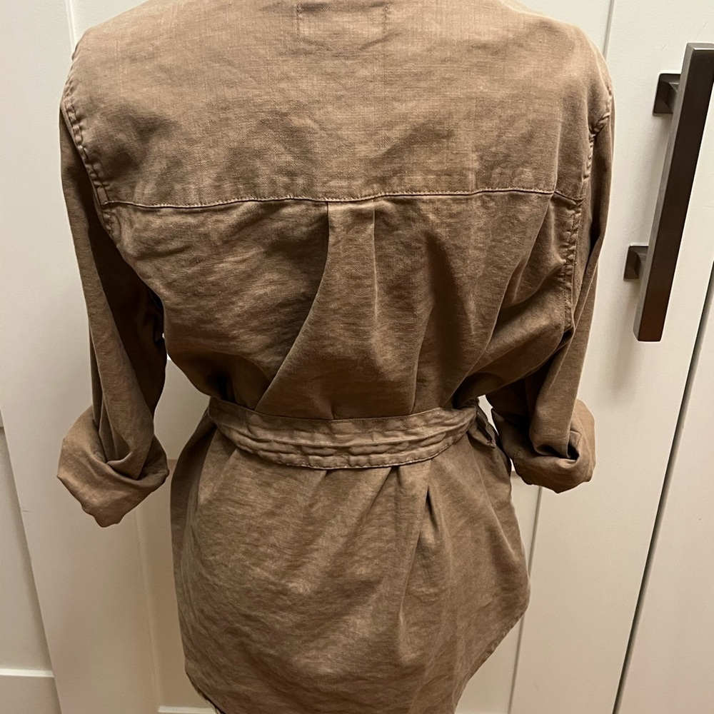 Evereve Level 99 Women's Khaki Utility Jacket - Picture 9 of 12